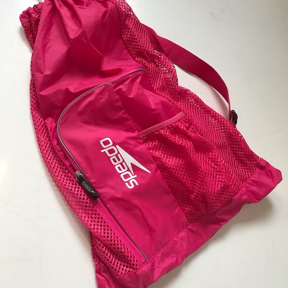 Speedo mesh nylon pink large bag - Picture 1 of 16